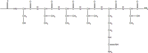 Acetyl Hexapeptide-38 Structure